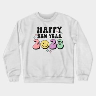 Groovy Happy New Year 2023 Crewneck Sweatshirt